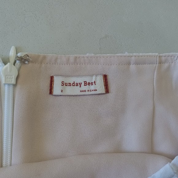 Aritzia White Mini Skirt - Picture 4 of 10